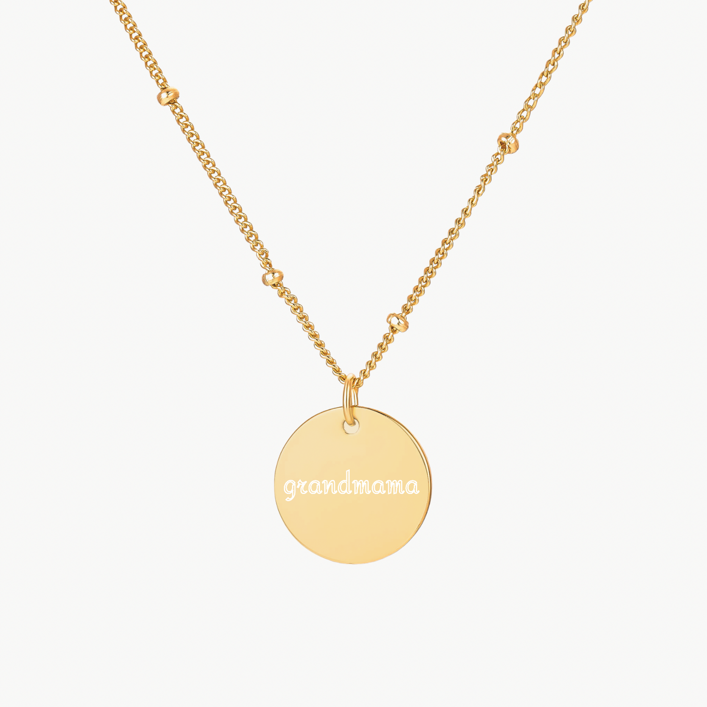 MAMA DISC NECKLACE
