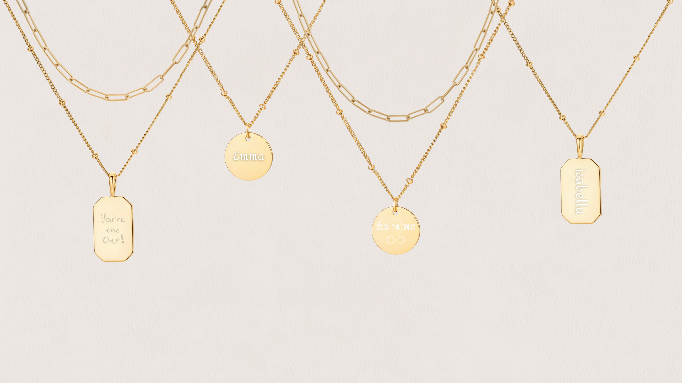 Summer Babe Personalized Necklaces