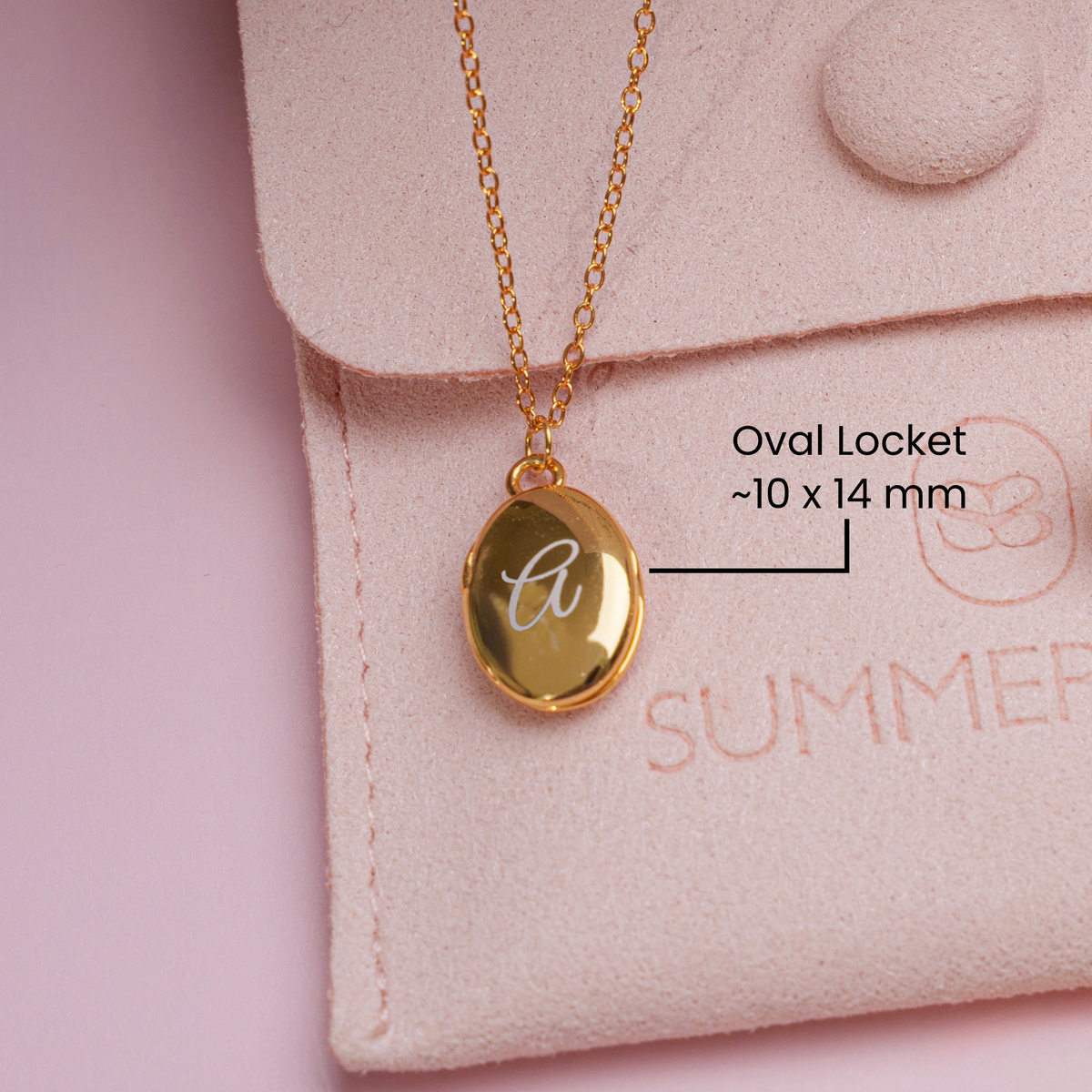 OVAL LOCKET NECKLACE
