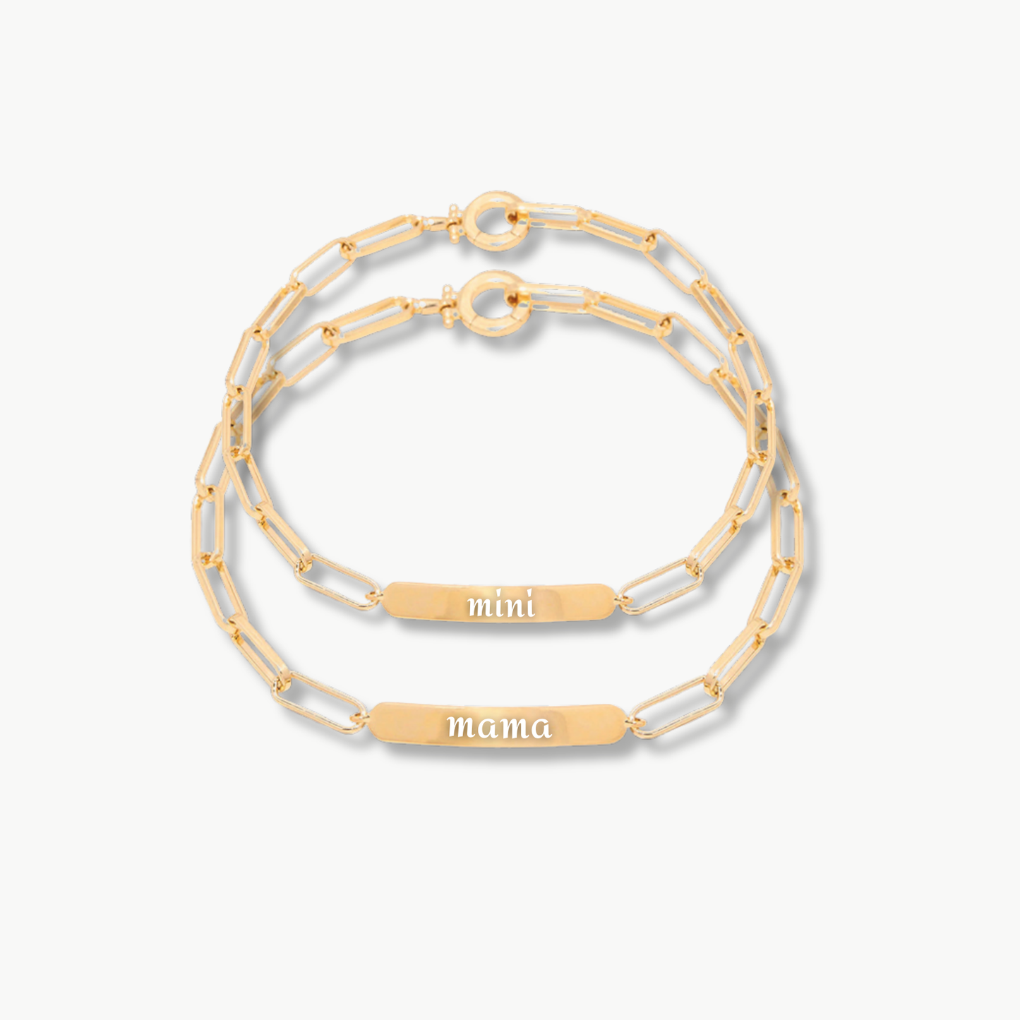 MAMA & MINI MATCHING PAPERCLIP BRACELETS