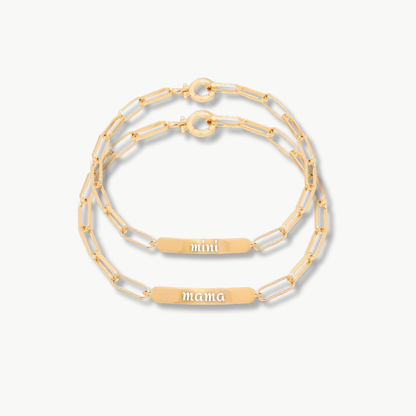 MAMA & MINI MATCHING PAPERCLIP BRACELETS