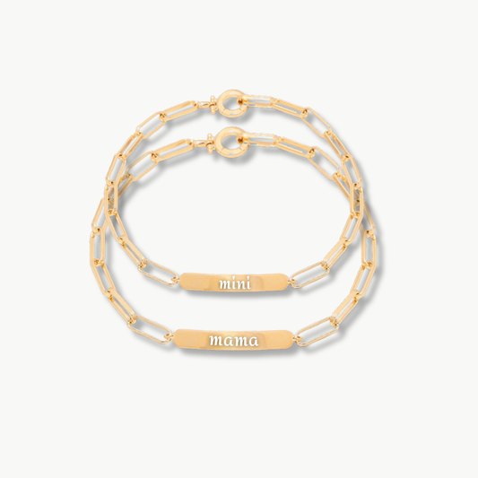 MAMA & MINI MATCHING PAPERCLIP BRACELETS