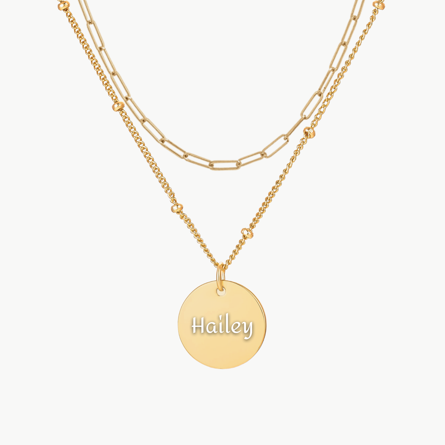 NAME DISC PAPERCLIP LAYERING SET