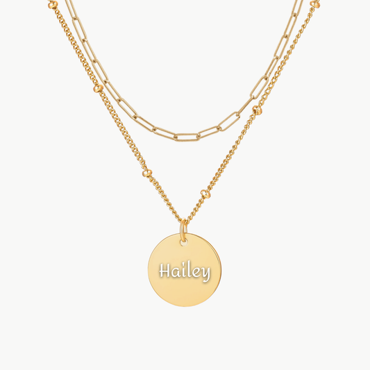 NAME DISC PAPERCLIP LAYERING SET